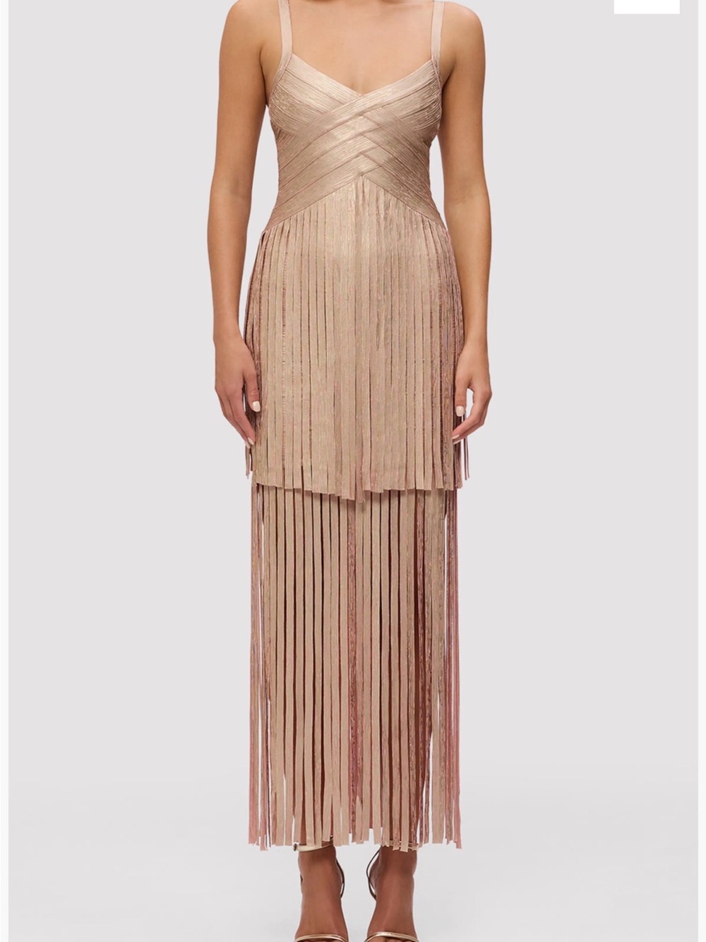 Metallic Vivienne Bandage Gown
Herve Leger